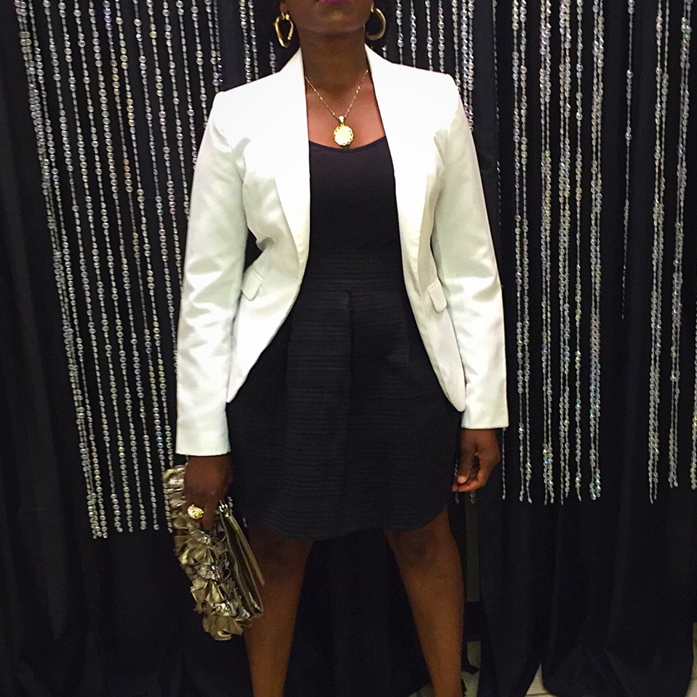 White blazer